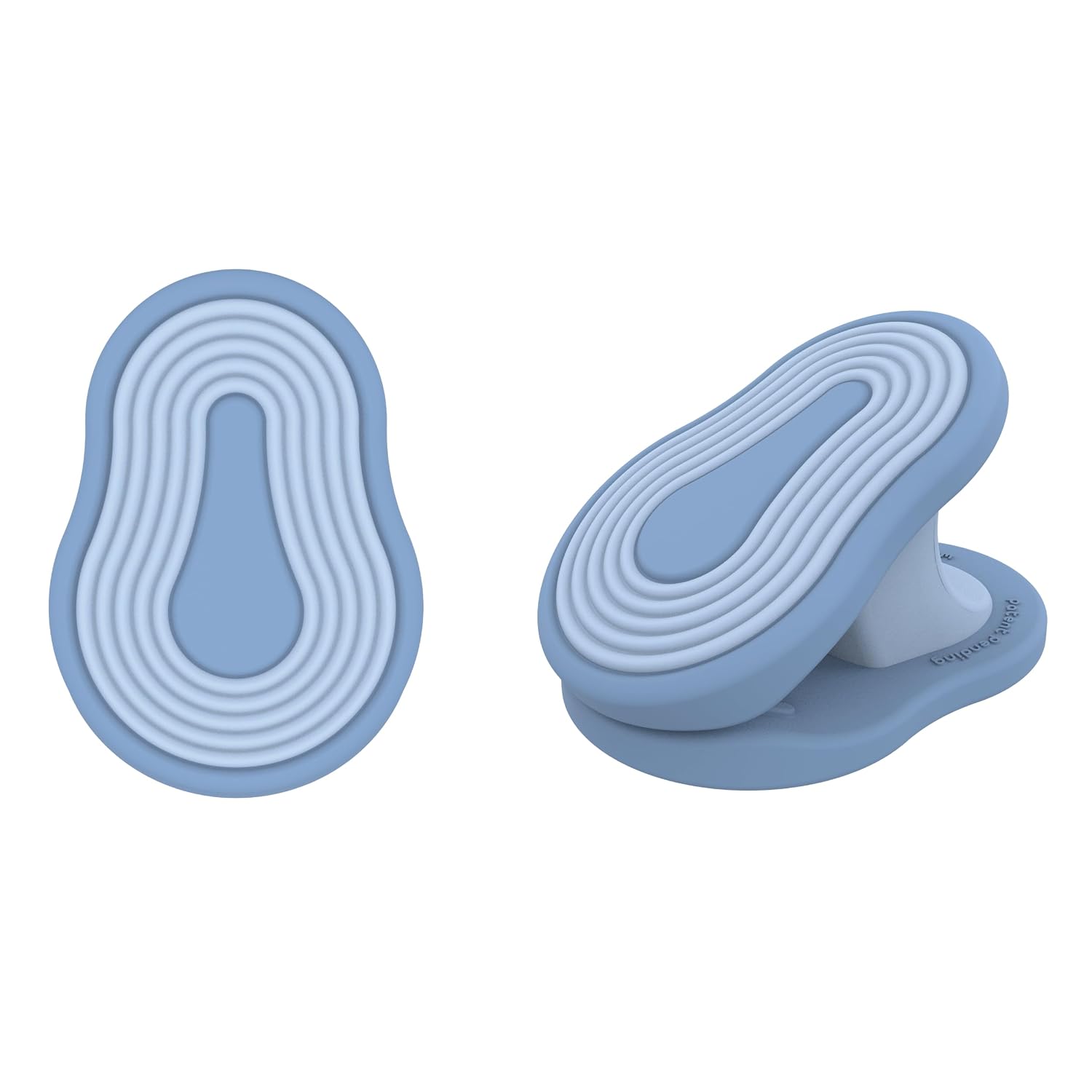 whimSi clips® Stroller Clips for Blankets & Covers, Set of 2 (Fire) | Patent-Pending Silicone Spring | Completely Metal-Free | Universal Fit | Grips Soft, Bulky & Irregular Items