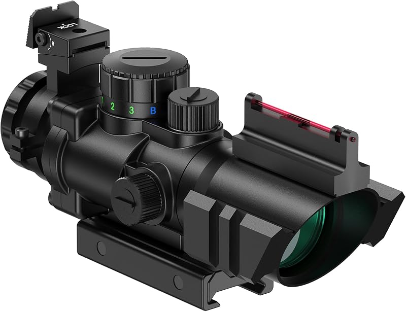 Feyachi 4x32 mm Piros/Zöld/Kék Világító Puska Távcső Airsoft Vadászat Számára