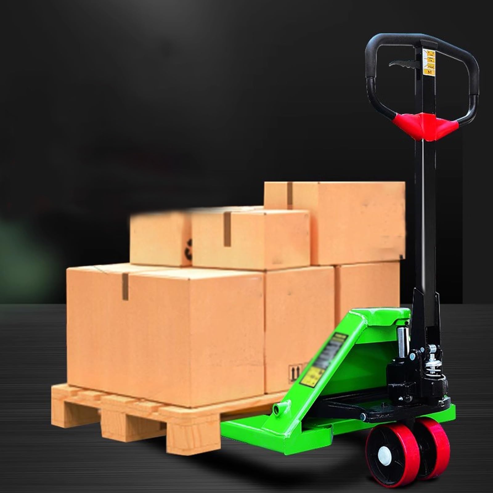 Carrello elevatore idraulico per pallet manuale Heavy Du 7000 libbre per magazzino e uso industriale 21.6"x45.2" (55x115cm) Transpallet