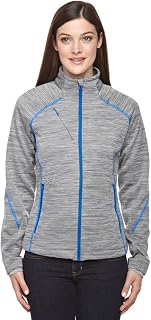 North End Sport Ladies Flux Mélange Bonded Fleece Jacket