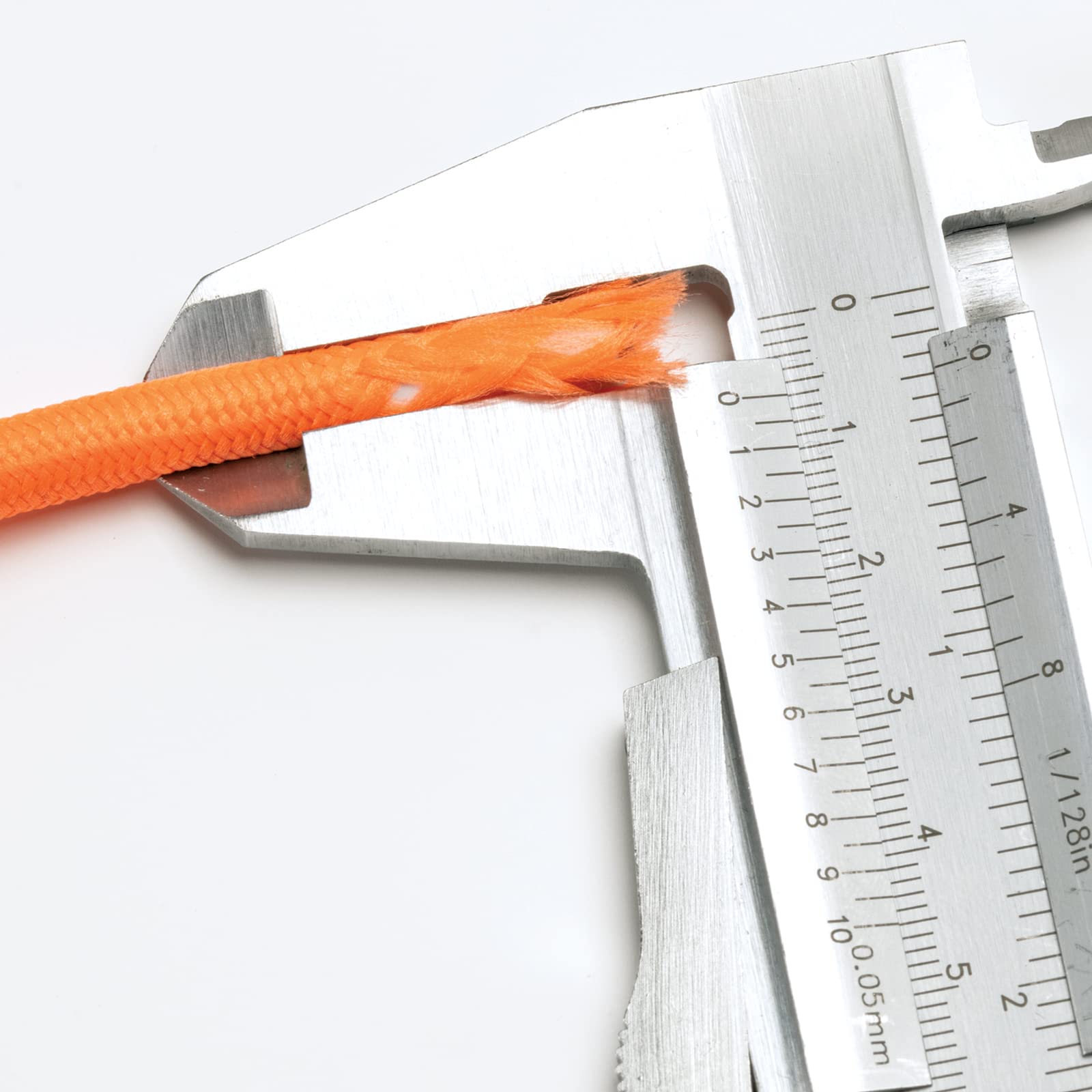 Kabel tekstylny do lamp, 50 m, pomarańczowy, 3-żyłowy (3 x 0,75 mm²) - kabel zasilający z tworzywa sztucznego z przewodem uziemiającym, powlekany tkaniną