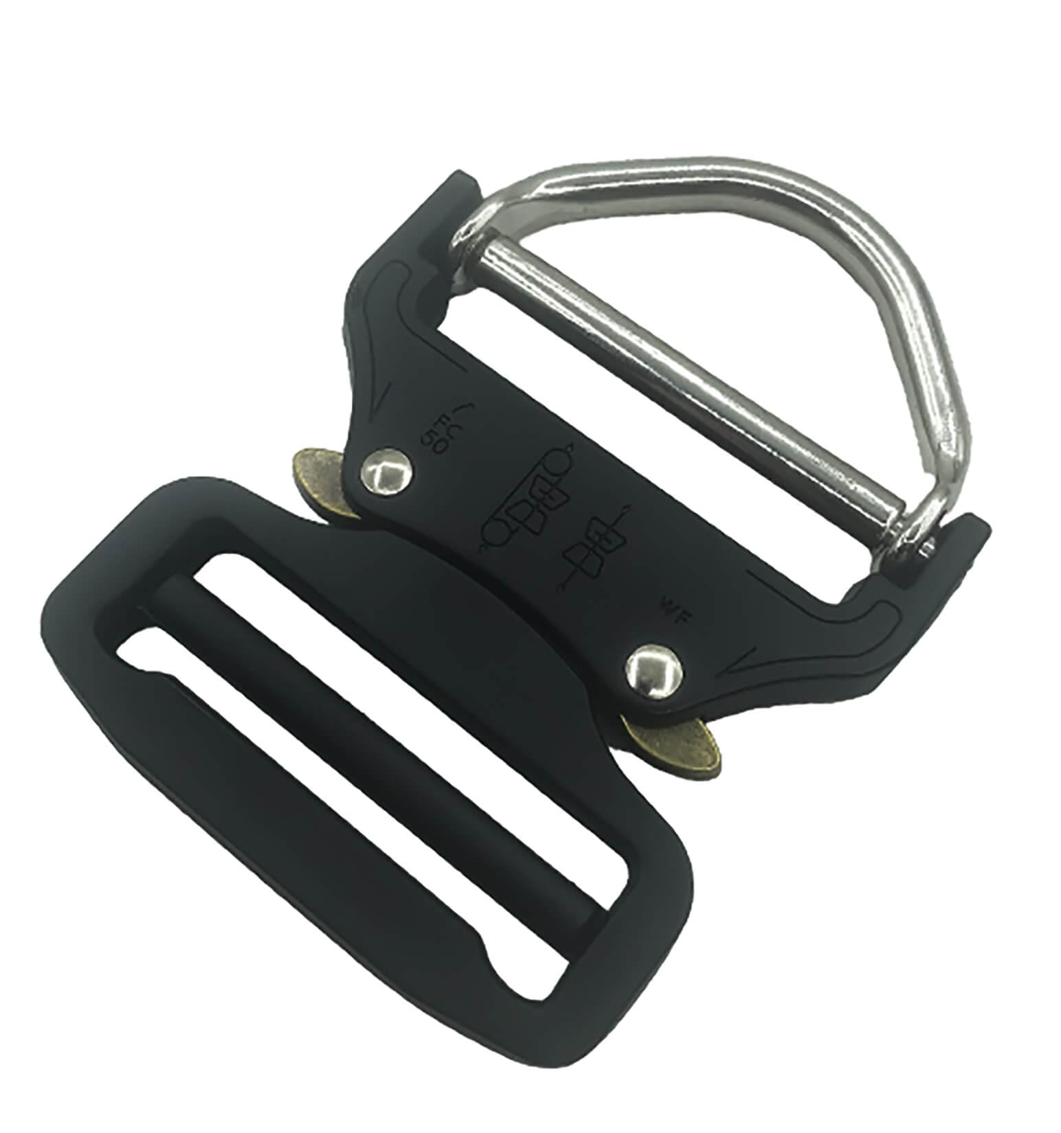 TXZWJZ Metal Buckle D-Ring Heavy Duty Tactical Belt Buckle Quick Release Buckle