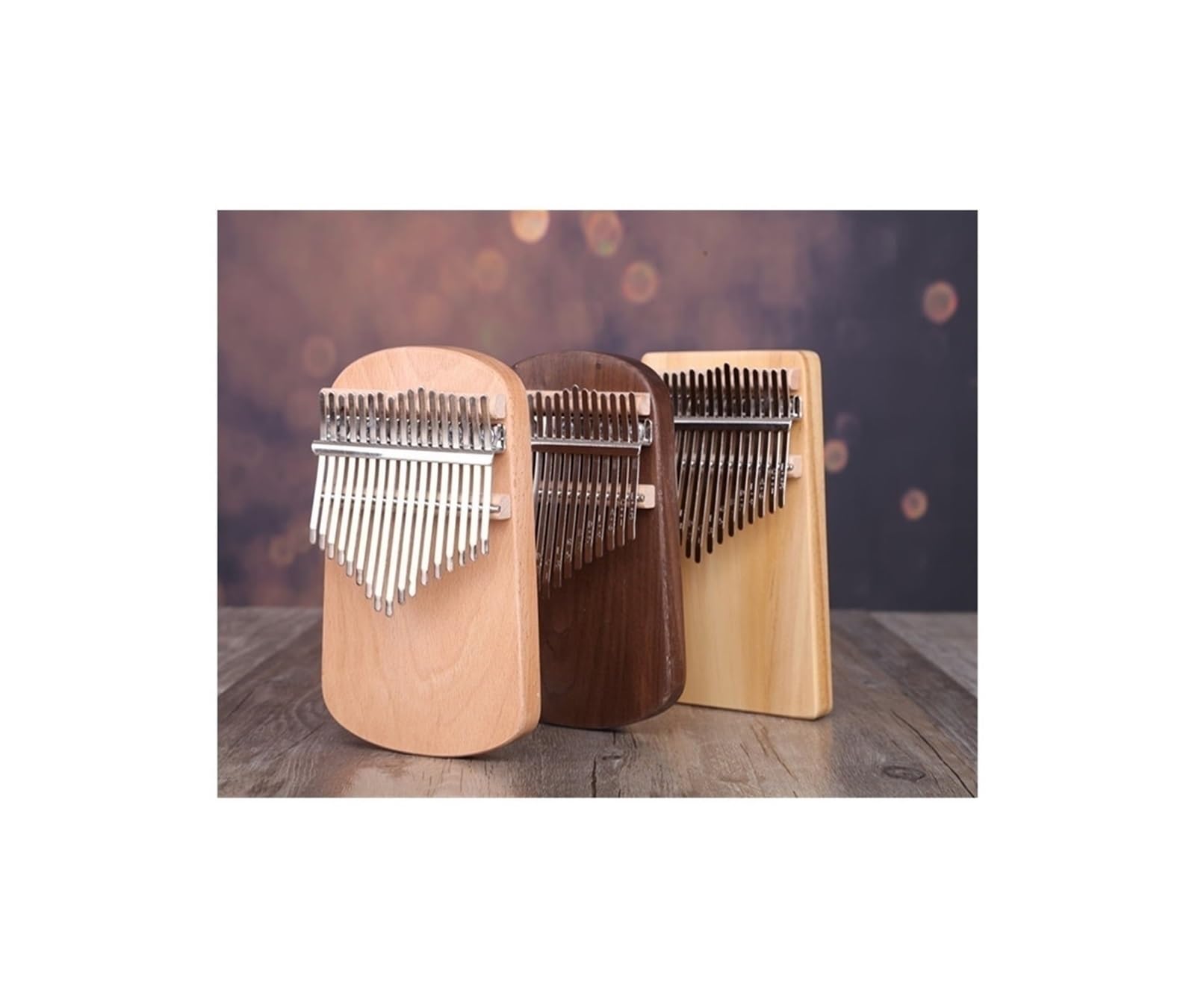 Kalimba 17-tonowy fornir sosnowy niebieski 17-tonowy fortepian palcowy kalimba 17-tonowy fortepian kciukowy kalimba