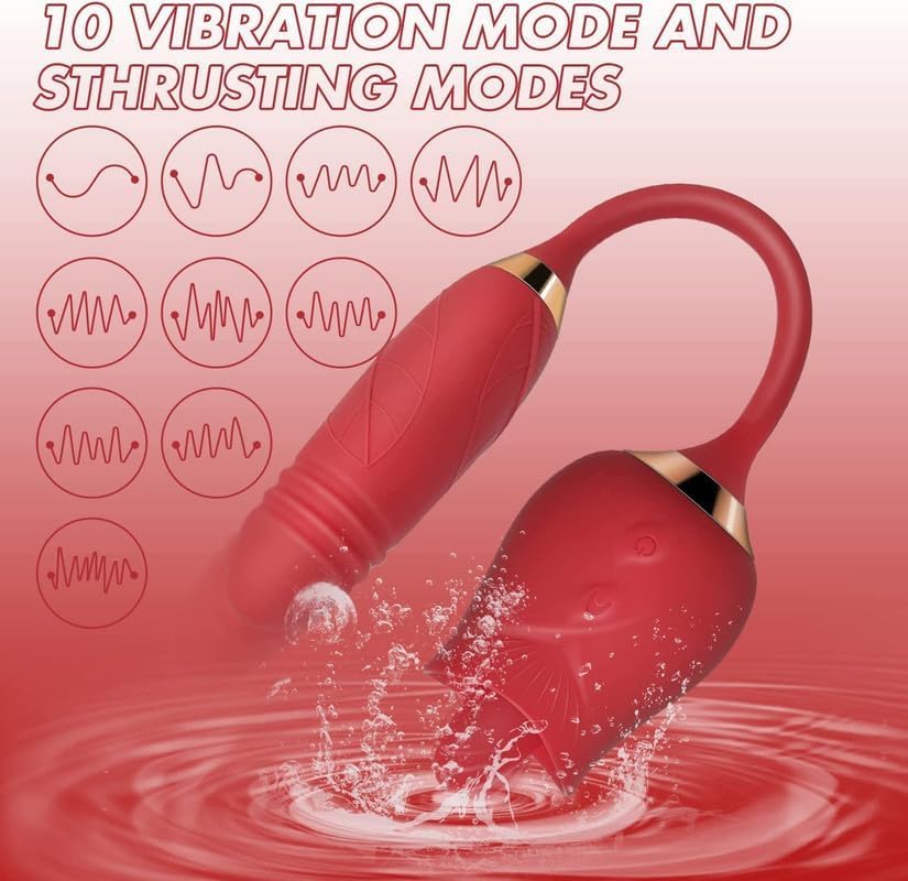 Amazon.com: The New Rose 2 in 1 Adult Tool Waterproof Modes Toy Electric  Function Machine Party Birthday Gifts-US in Stock.rSC1413, Red : Health &  Household