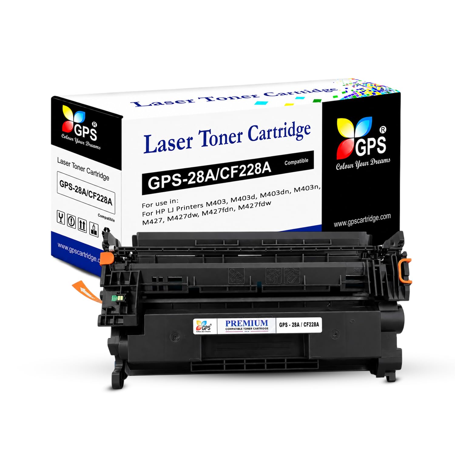 GPS Colour Your Dreams 28A / CF228A Compatible Toner Cartridge for HP M403, M403d, M403dn, M403n, M427, M427dw, M427fdn, M427fdw Black Colour-image-11