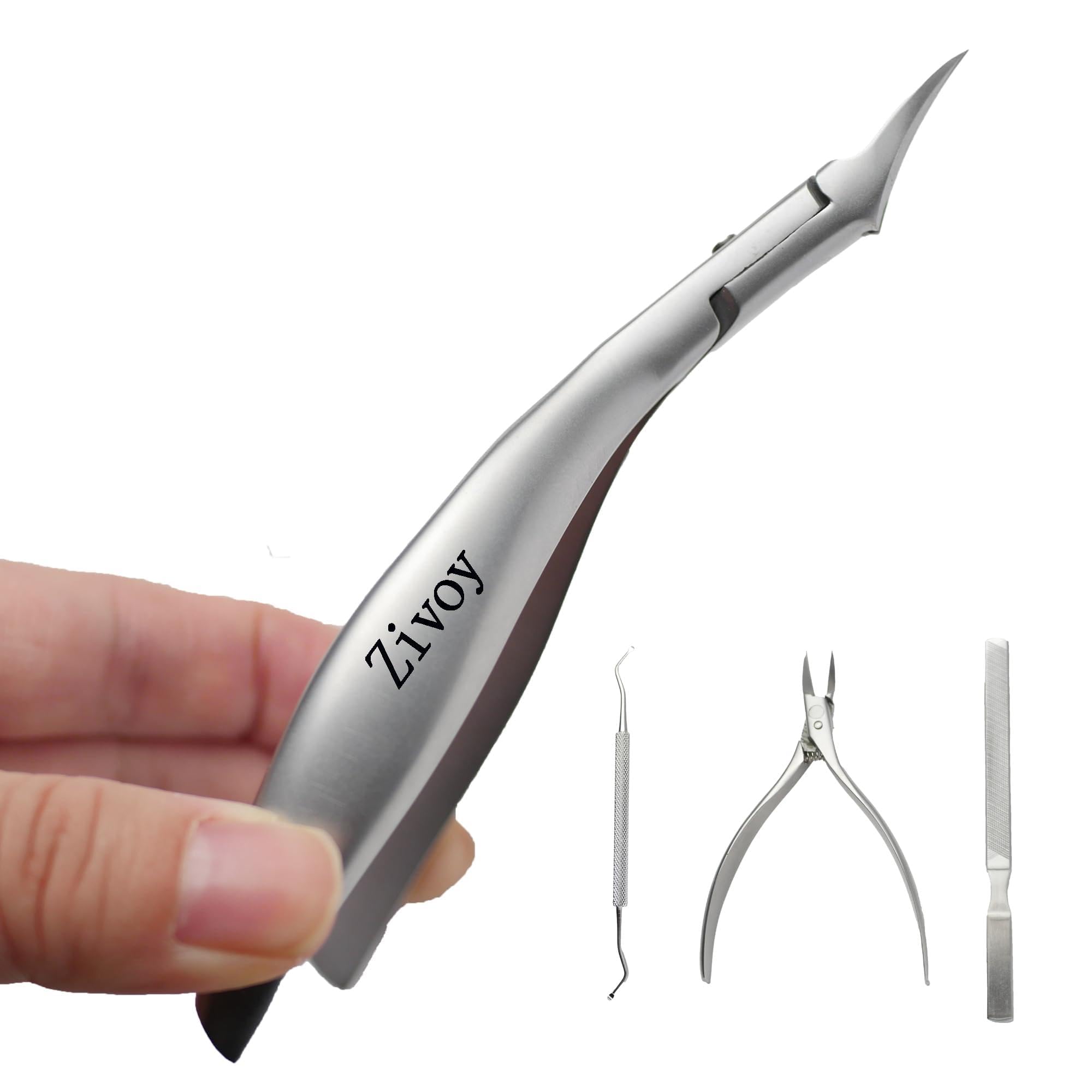 Inspired by swan and Eagle Beak, This biomimetic Clipper ingrown toenails. Professional for Thick, Hard Nails. Ultra-Long Non-Slip Handle, Unisex, Sharp Blades, Heavy-Duty Metal.