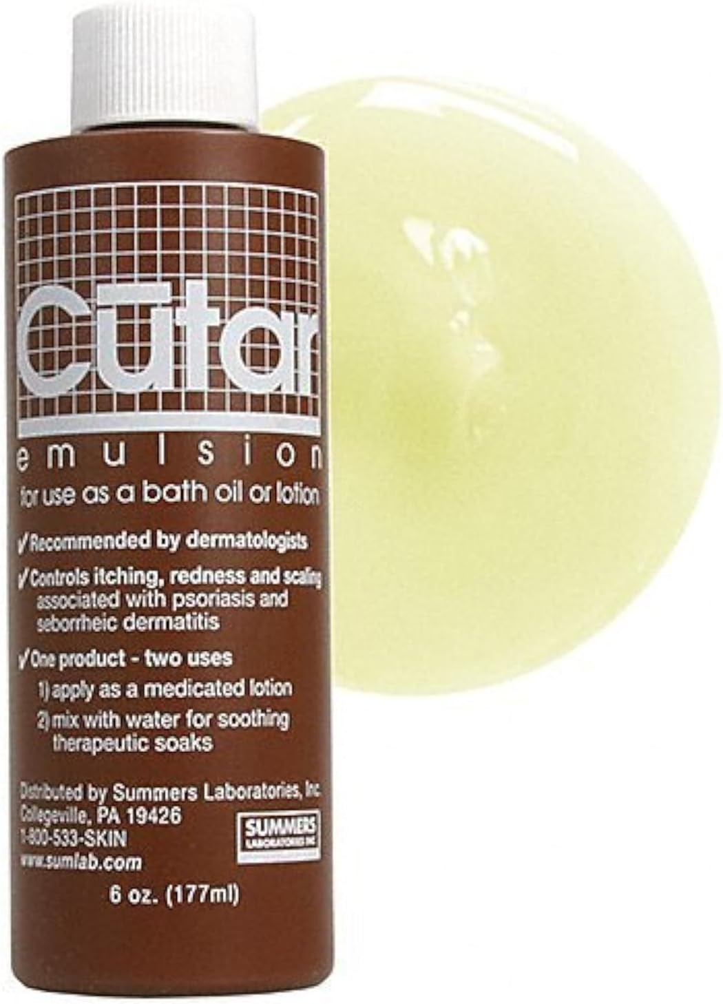 Summers Laboratories Cutar Emulsion 6 oz (Pack of 2)