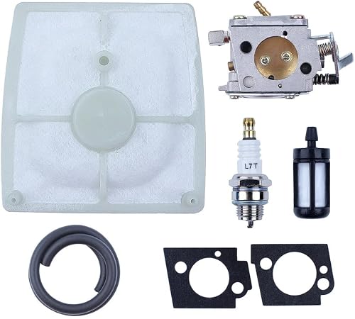 Compatible with STIHL 041 041 Farm Boss Carb Chainsaw Carburetor Air Fuel Filter & Line