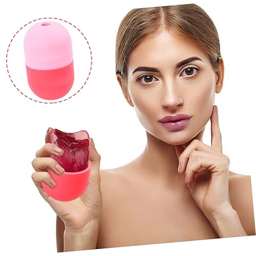 Miniatura 6 de FRCOLOR 2 unids Roller Ice Tray Herramientas Cuidado de la Piel Silicona Cubo de Hielo Cara Cubos de Hielo de Hielo Titular Facial