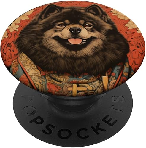 Chow Chow Japanese Dog Loyal Pet Friend Kawaii PopSockets Standard PopGrip