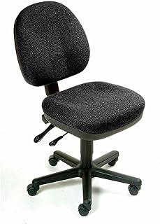 Task Chair, Fabric Upholstery, Black - Buy now