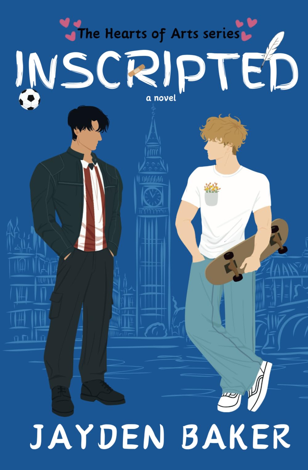 INSCRIPTED: a gay, opposites attract, sports romance (Hearts of Arts)