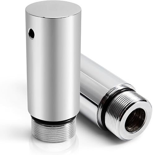 Eumti Kit de extensión de tubo de horquilla de 1.535 in cromado compatible con Harley Davidson Sportster 883 1200 XL Dyna Glide y FXR