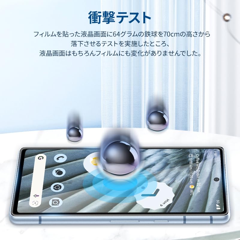 Amazon | NIMASO ガラスフィルム Google Pixel 7A 用 強化ガラス 液晶