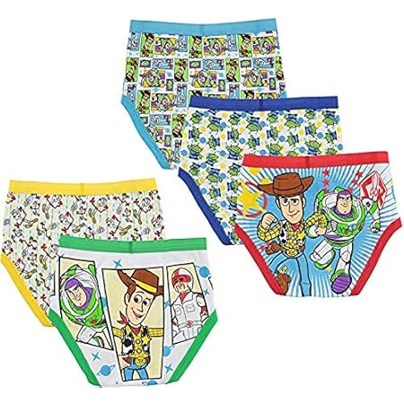 Amazon Co Jp トイストーリー パンツ 下着 男の子 ブリーフ ディズニー 子供用 キッズ ボーイ 柔らかい 吸水性 5枚セット 6t 身長 110cm 120cm 体重 19 5kg 23kg 並行輸入品 服 ファッション小物