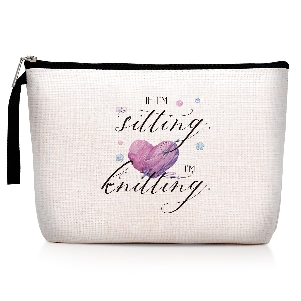 Knitting Bag, Funny Gifts for Crocheting Gifts Christmas Birthday Gifts Humorous Novelty Present for Knitting and Crochet Beginner Crochet Lovers