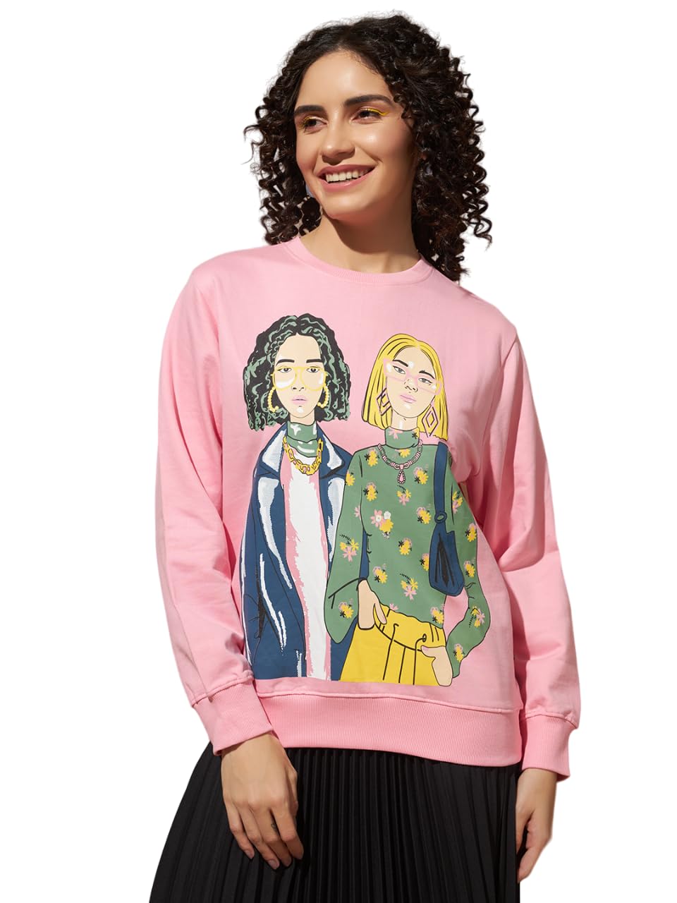 the dry state The Dry STATEWomen's Graphic Print Level 1 Waist Length Sweatshirt-picture-41