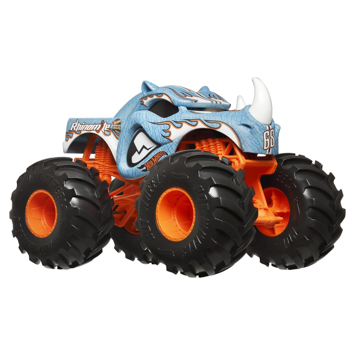 Hot Wheels Monster Trucks Rhinomite 1:24 Scale Toy Vehicle for Ages 3 and Up