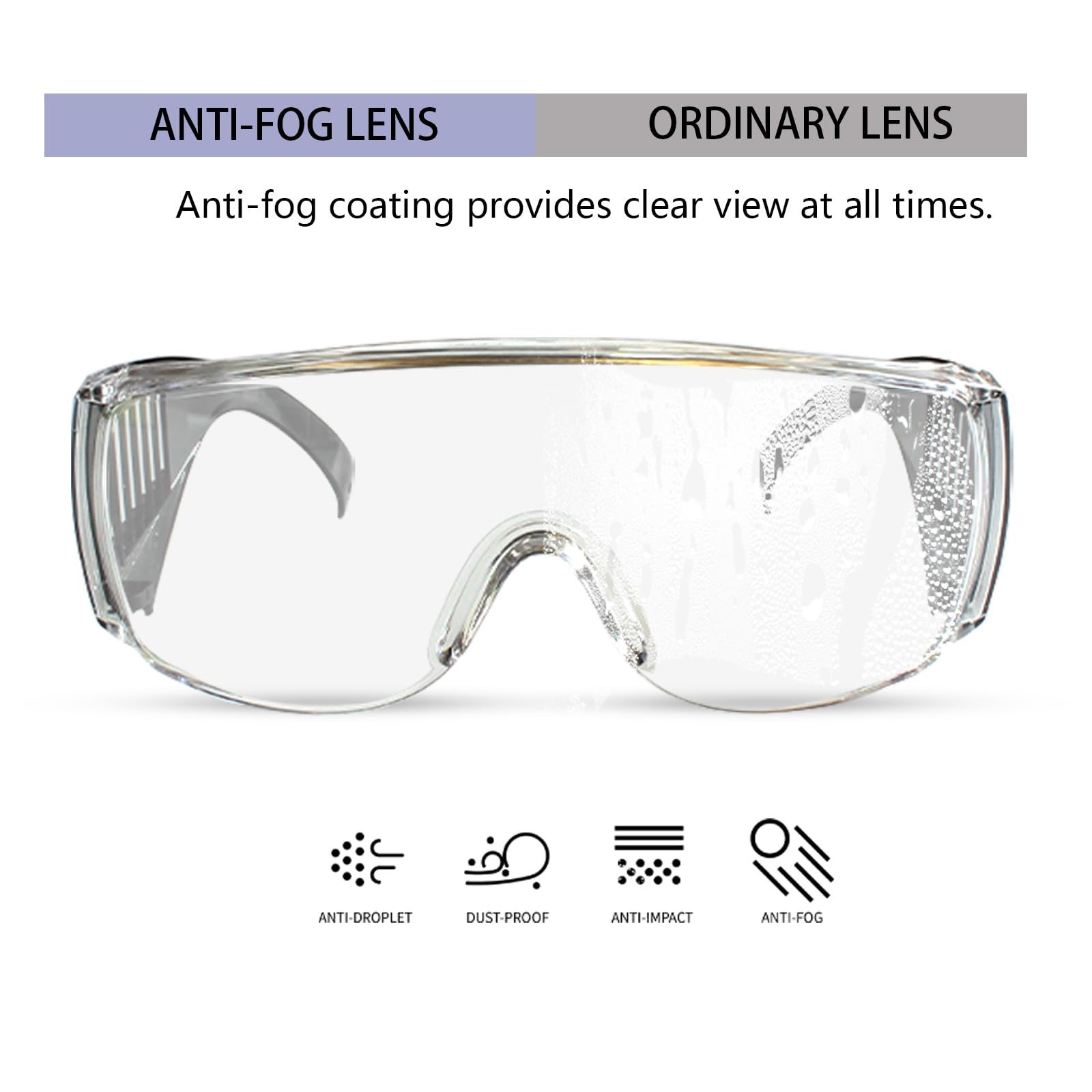 JING LEI Schutzbrille Anti-Beschlag-Schutzbrille