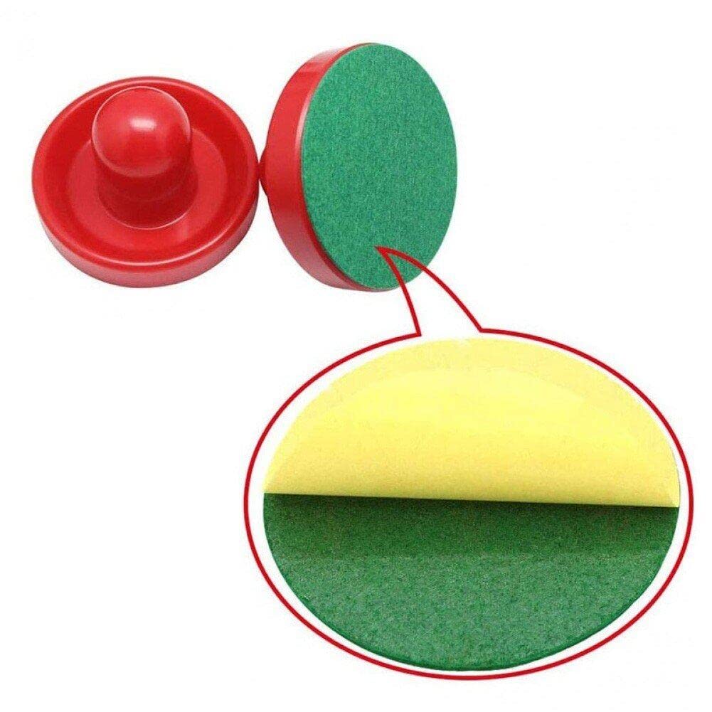 10 Pcs 94 Mm Air Hockey Mallet De Fieltro De Fieltro De Reemplazo Pushers De Hockey De Aire Pellatores Adhesivo Agreta Adhesivo para Air Hockey