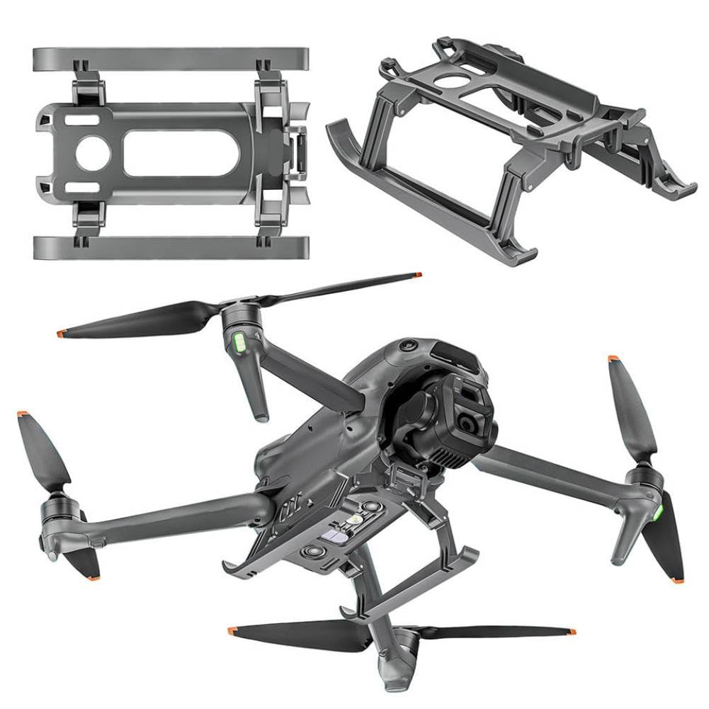 Podwozie składane, wydłużone ochraniacze na nogi, podwyższone, podpierające nogi, stojak kompatybilny z dronem Air 3S Air 3