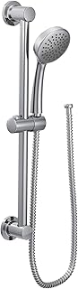 Moen Chrome Eco-Performance Handheld Shower with 24-Inch Slide Bar and 59-Inch Hose, 3868EP