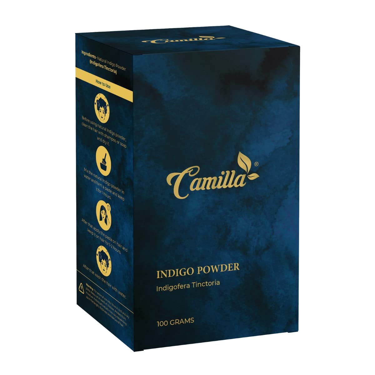 Camilla Premium 100% Natural Indigo Powder for Hair Silky, Shiny & Nourish | Plant Based Indigo powder for All Hair Types (Indigofera Tinctoriam, 100gm)-picture-20
