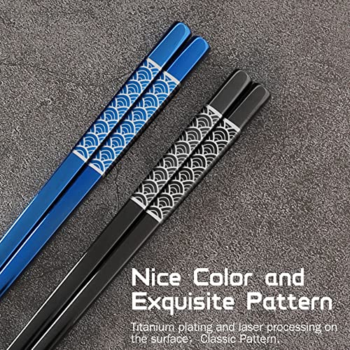 TIICOO Bacchette in Metallo Riutilizzabili in