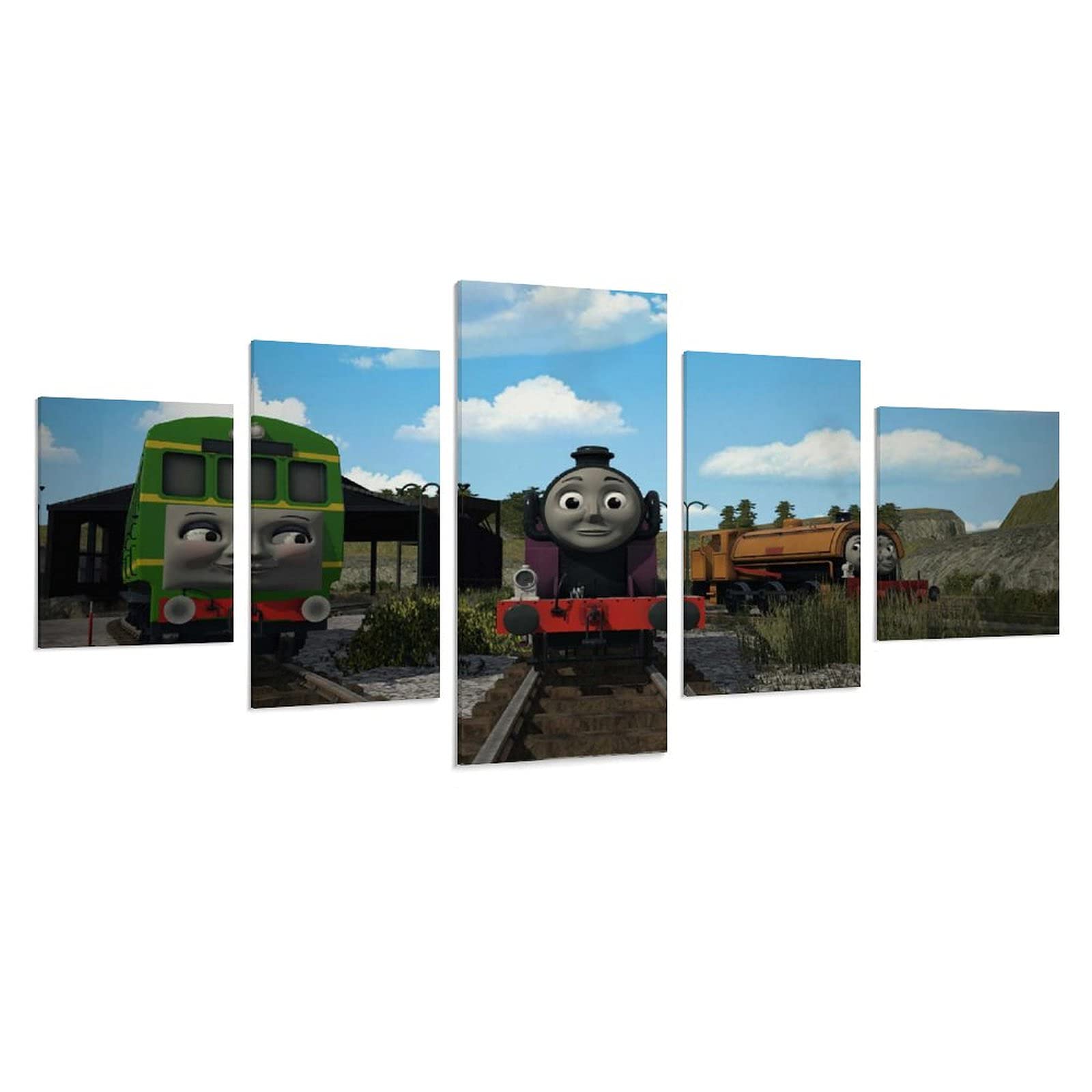 The Harwick Crew Art Poster Prints on Canvas Poster Dorm Dormitory Wall Decor Frame-style1 12"x16"x2pcs,12"x24"x2pcs,12"x32"x1pcs