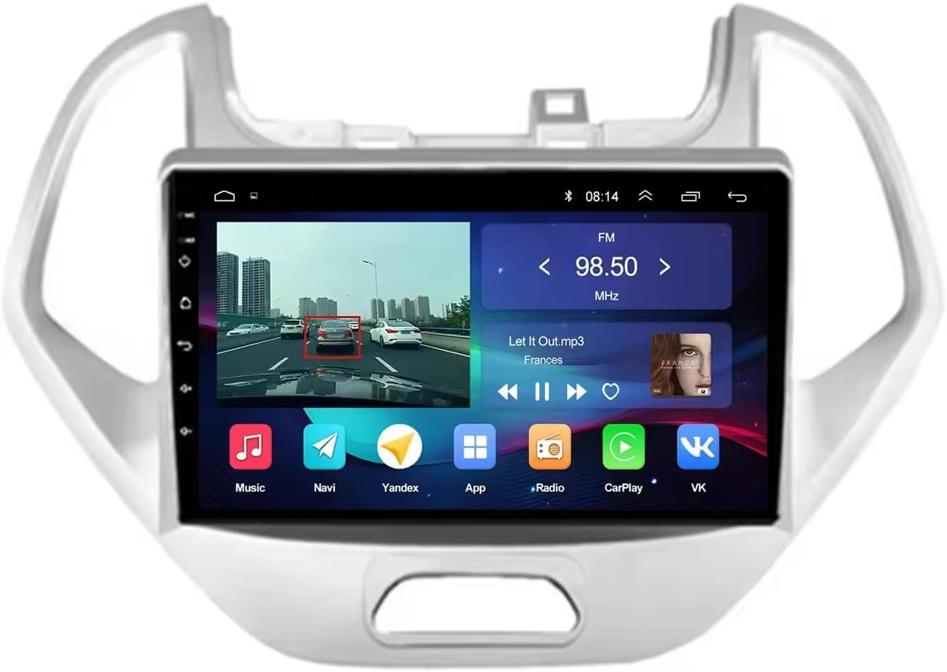 Gps Navigation Multimedia Video for Ford FIGO KA 2015-2020 Bluetooth Wifi 4G Dab+ Tpms Mirror Link, Bluetooth Handsfree/Phone Mirroring, Hd, 4 Core 1G+16G