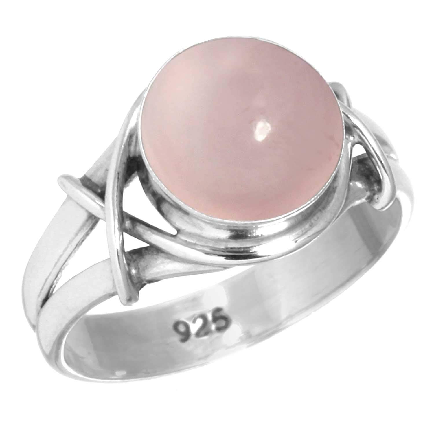 925 Sterling Silver Women Jewelry Rose Quartz Ring Size 15 (99085_RQTZ_R8) (B0BWNS8GKV) Amazon Price History, Amazon Price Tracker