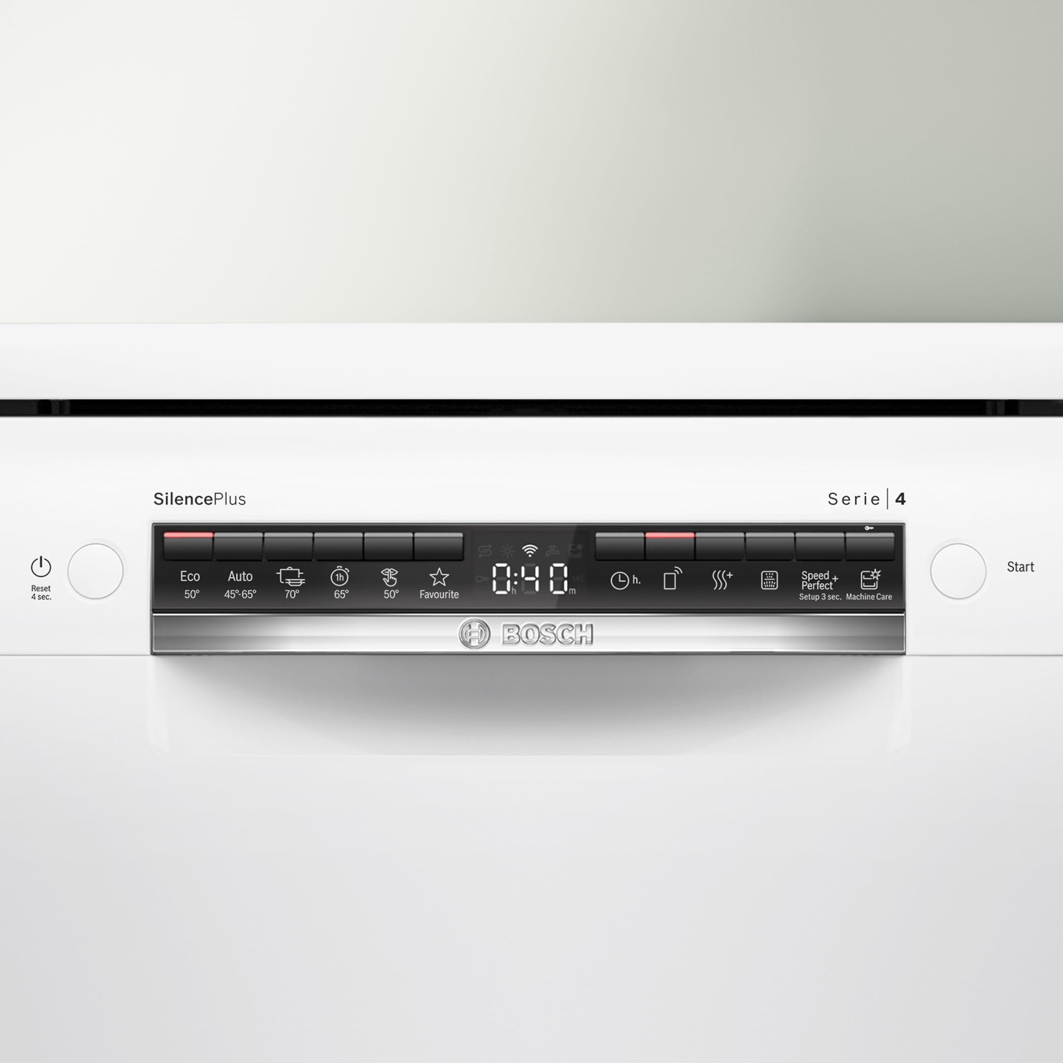 Bosch, Lavavajillas, Serie 4, 45 cm, 10 servicios, blanco, SPS4HMW13E | Una vajilla seca y lista para usar cuando la necesites, con un lavavajillas compacto y silencioso.
