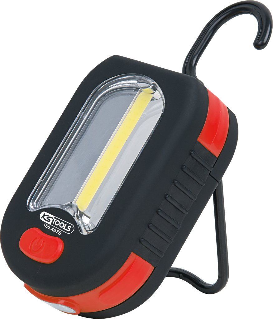 KS Tools 150.4375 Mobile LED Power Stripe Workshop Hand Lamp 3 W, Colour, Size