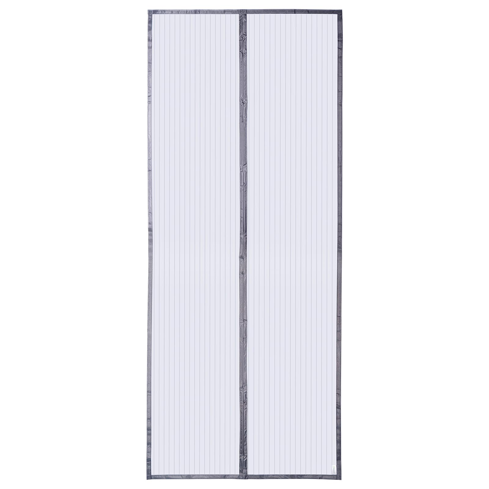 Moustiquaire Magnétique Pour Porte Apalus, Rideau en Maille, Joint Magnétique de Haut en Bas avec Fermeture Automatique, Maintient l'air frais à l'intérieur (100x240 CM,Gris)