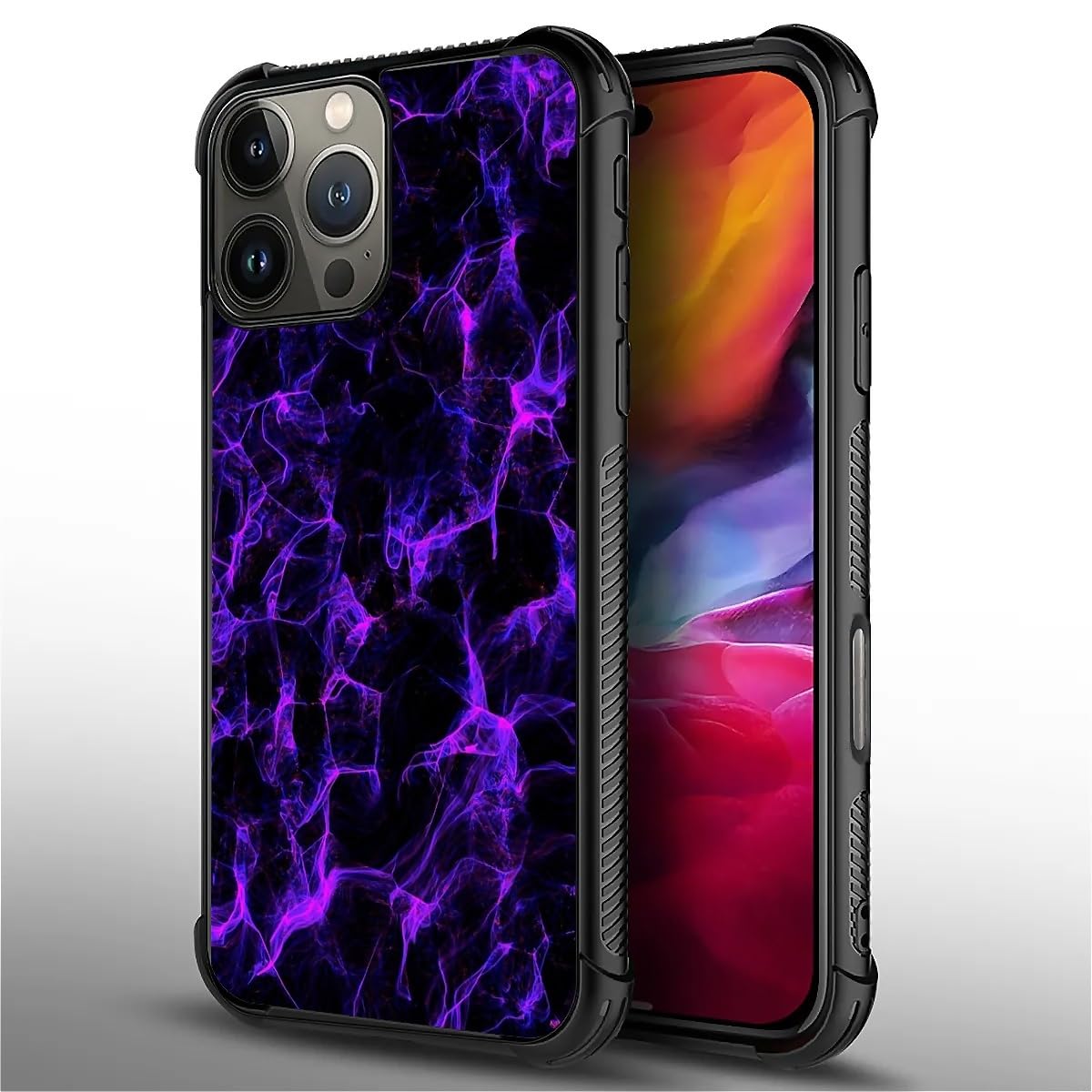 iPhone16 木製ケース ST風 パープル レリック Amazon.com: Goodsprout Compatible with iPhone 16 Pro Max Case