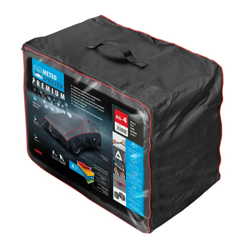 Lampa 20244 Meteo Shelter Premium, copriauto con Protezione antigrandine - AG-4 - cm 160x180x450