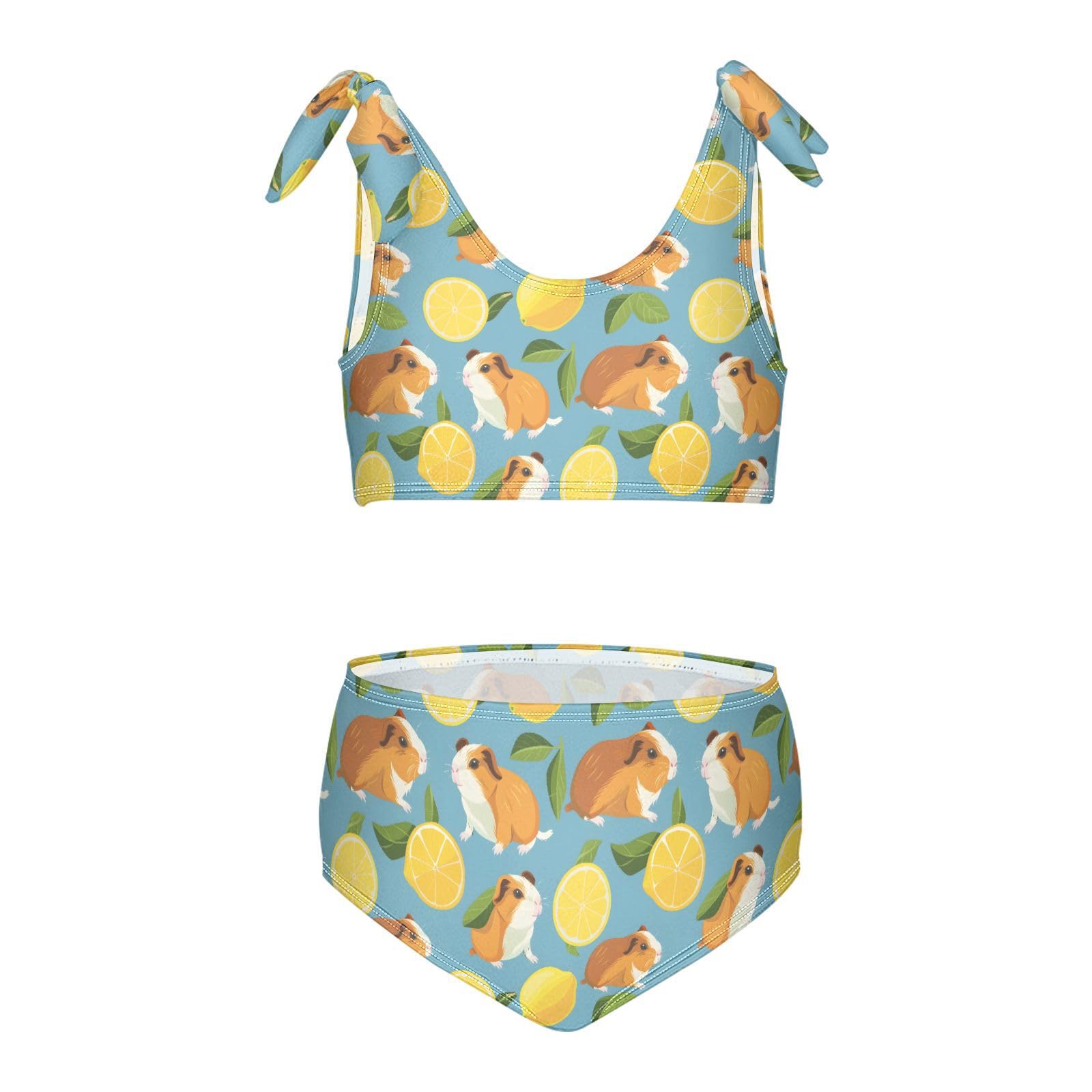 Girls Two Piece Tankini Swimsuits Summer Bathing Suit Beach Swimwear Set