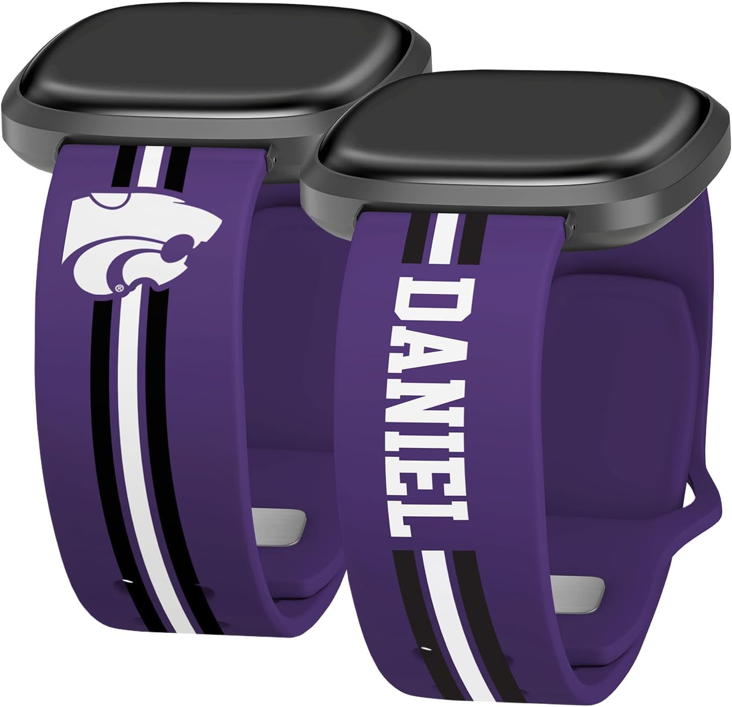 Affinity Bands Kansas State Wildcats HD Watch Band Compatible with Fitbit Versa 3 and Sense