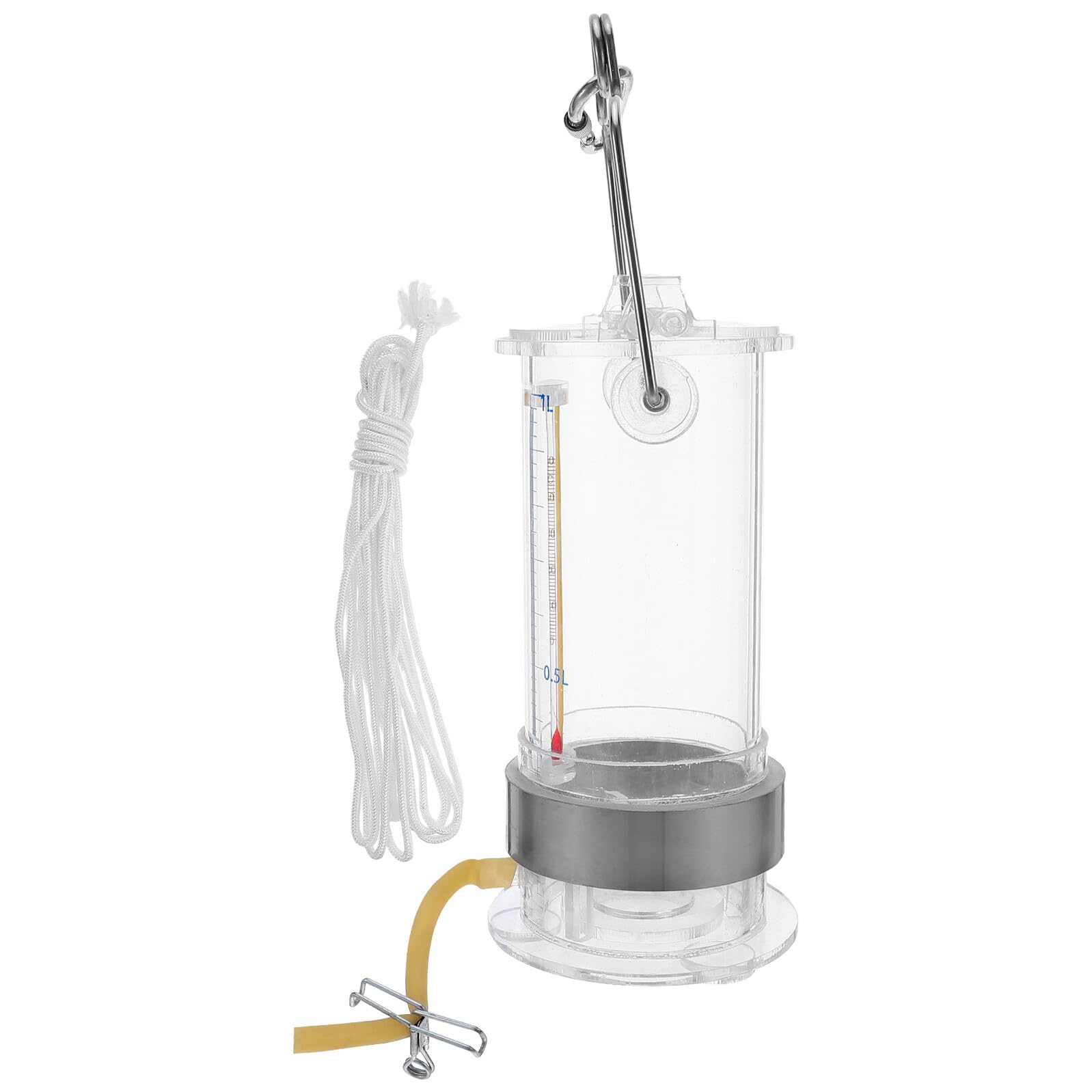 Wasserprobenahmegerät und Zufällige Farbe aus Edelstahl und Acryl mit 1l Fassungsvermögen Geeignet für Tiefsee und Flachwasserproben für Automatisierte Aquatische Forschung