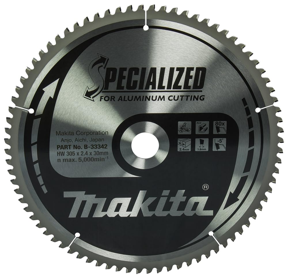 Makita B-33342 Lama Sega Circolare Specialized 305x30mm 80T Alluminio