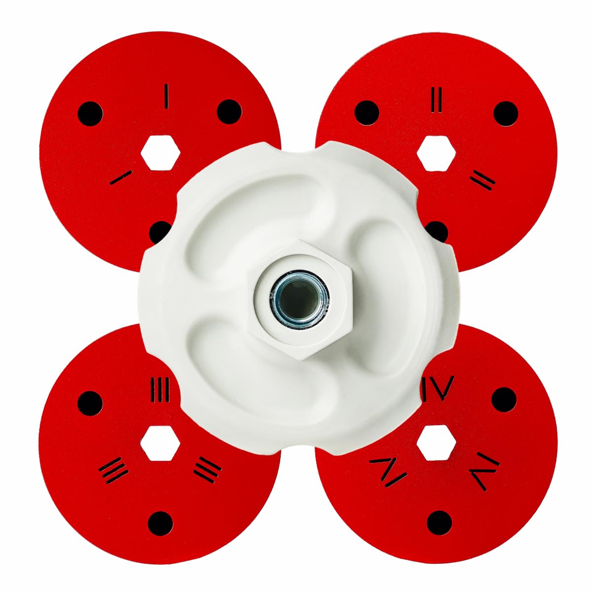 Adaptador Magnetico con soportes intercambiables SENDI SwapCap 4x100mm - Diseñada para mas eficiencia y rapidez cambiando de Disco - Innovador sistema magnetico - Hasta 3400rpm.