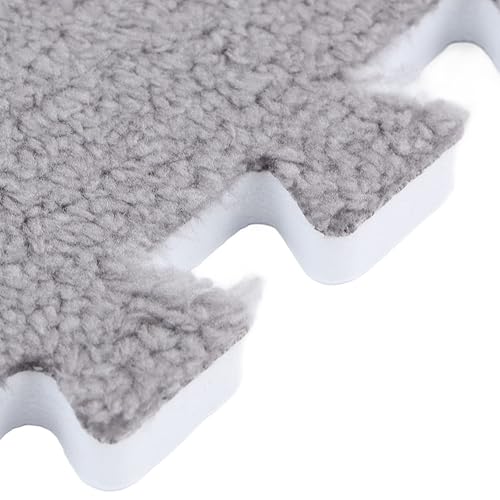 Miniatura 9 de Tapete de juego de espuma para bebé, tapete de juego suave para bebé, tapete de piso de espuma de felpa gruesa entrelazada, tapete de piso de espuma