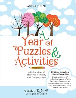 A Year of Puzzles & Activities: A Celebration of Holidays, Seasons, and Everyday Joys