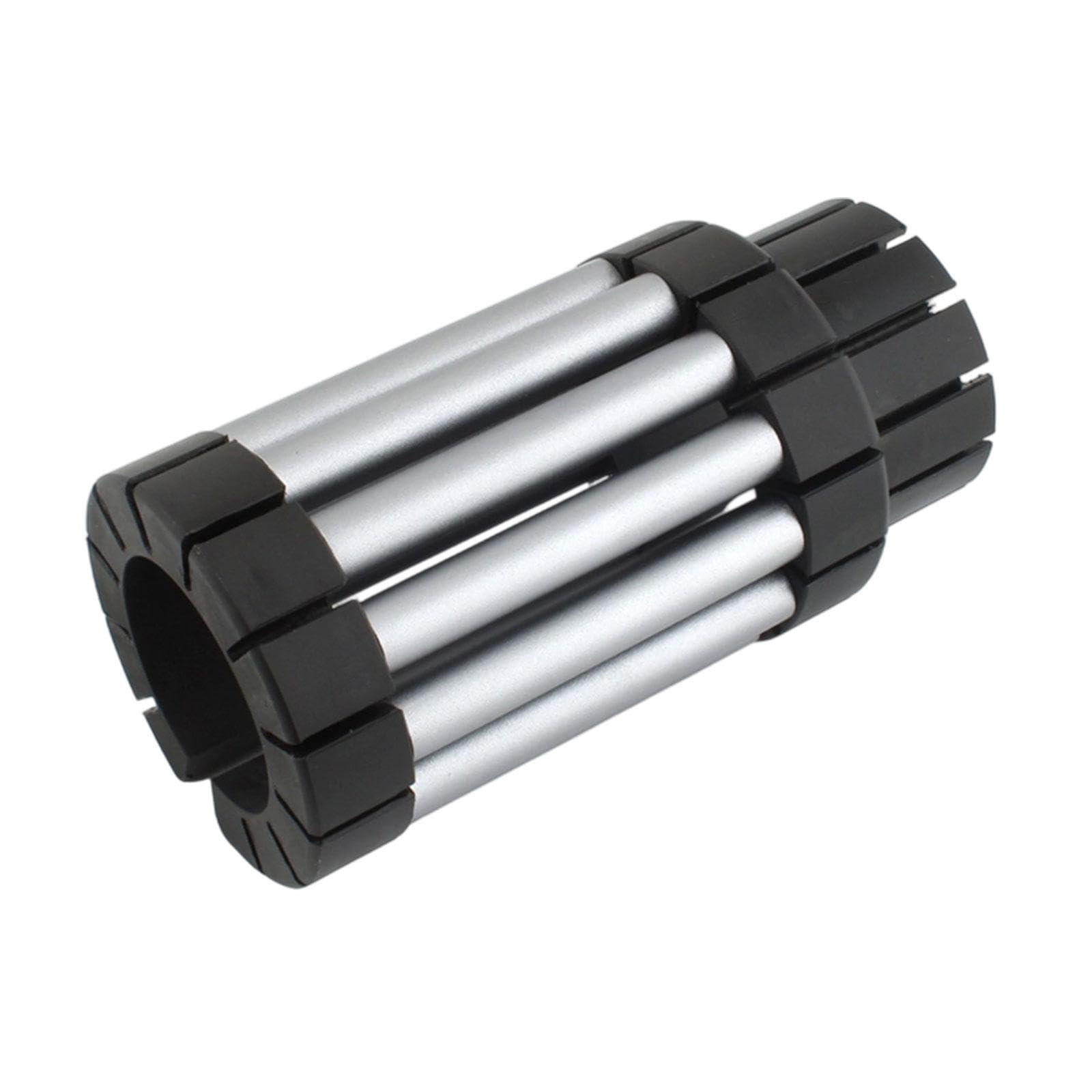 Fork Seal Driver Strumento Installazione Guida Olio Componenti Riparazione in Alluminio Lega Nylon Adatto per Manutenzione Garage, Grigio Argento