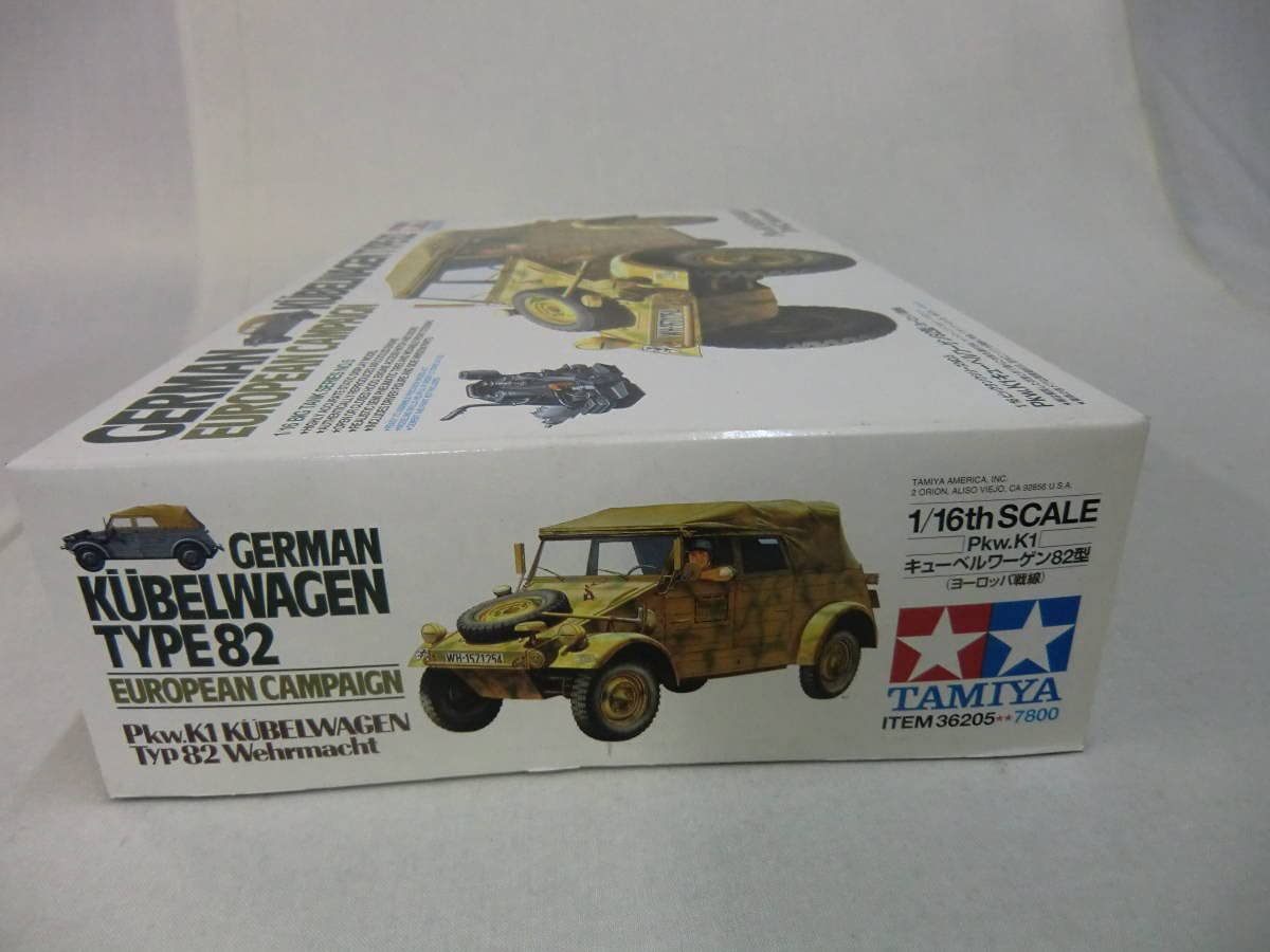 1/16 タミヤ「キューベルワーゲン82型/ヨーロッパ戦線」 タミヤ 1/16 ビッグタンクシリーズ 1/16 Pkw.K1 キューベル