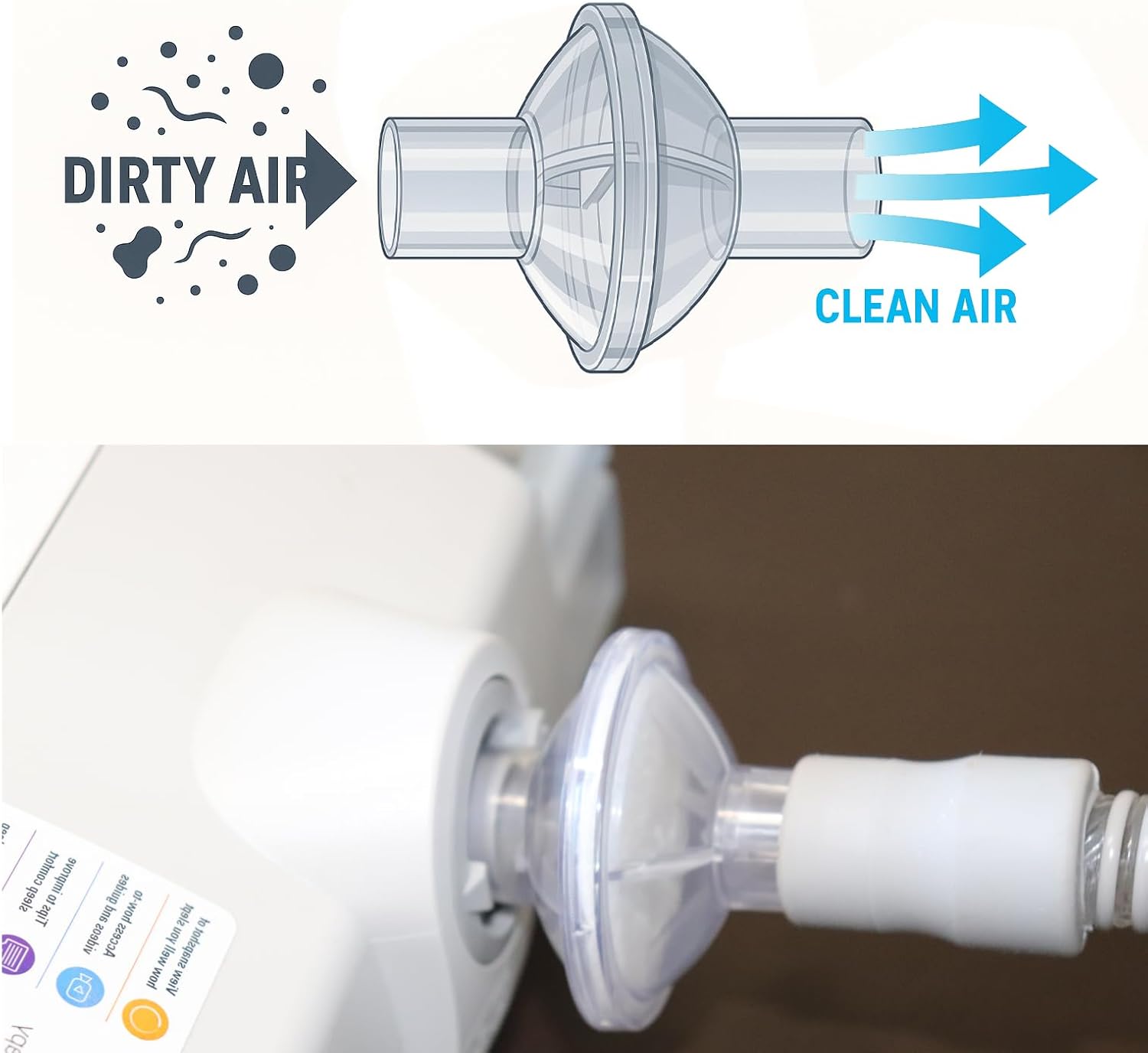 Aveen Inline 8-Pack CPAP Filters - Universal Fit for CPAP and BiPAP Machines and CPAP Hoses- Advanced Filtration for Cleaner Air, Easy to Install, Must-Have CPAP Filters. - Image 5