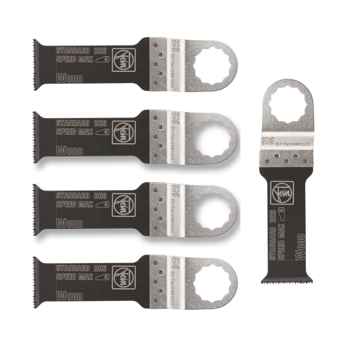Fein FSC-Accy FEI63502123046 SC E-Cut S brzeszczot stożkowy, wielokolorowy, 1-1/8 cala, 5-pak