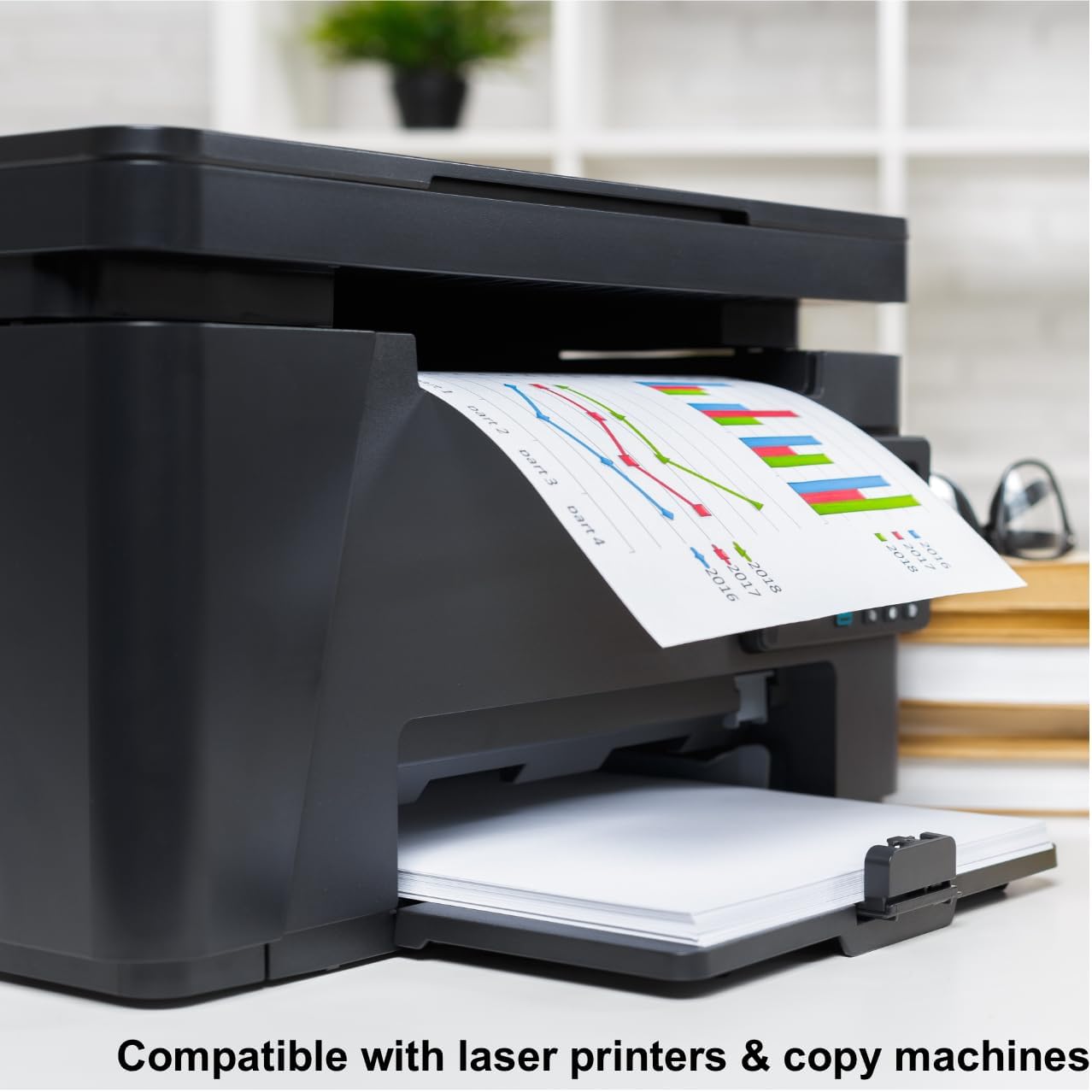 Printer Paper - 8.5" x 11", 5 Mil Waterproof Paper, Laser Printer & Copy Machine Compatible (8.5" x 11" - Letter, 500 Sheets)