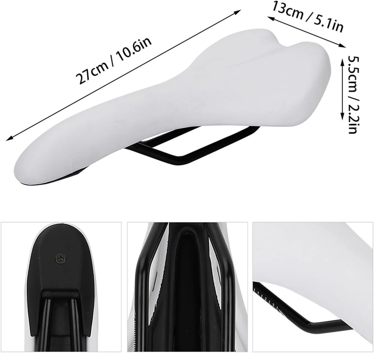 Bike Saddle for Mountain Road Bike Comfortable Shockproof Cycling Cushion Seat