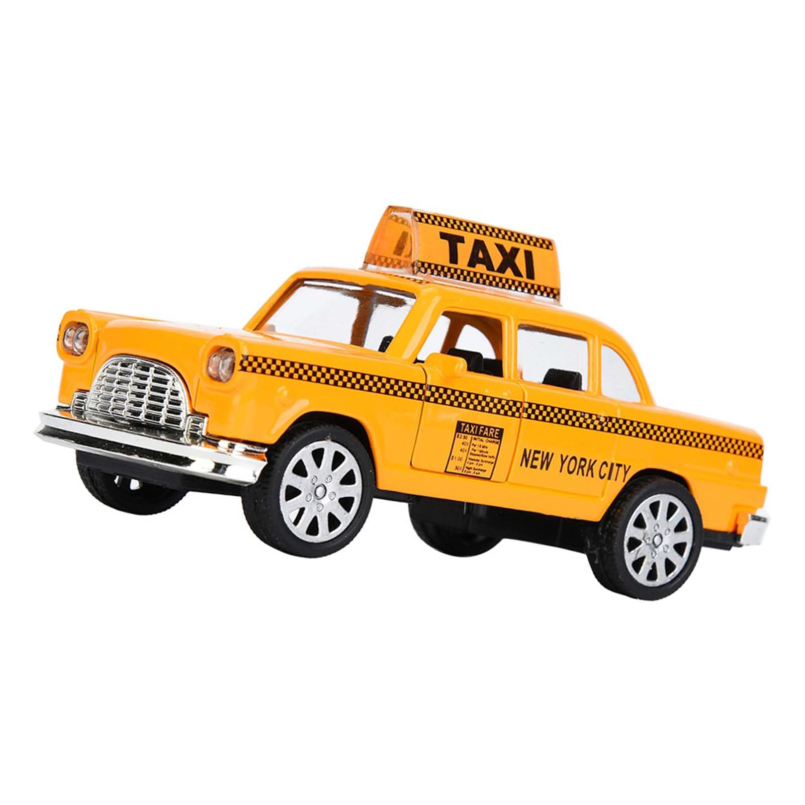 Mrisata New York City Taxi Cab Toy Taxi Car Toy, NYC Taxi in
